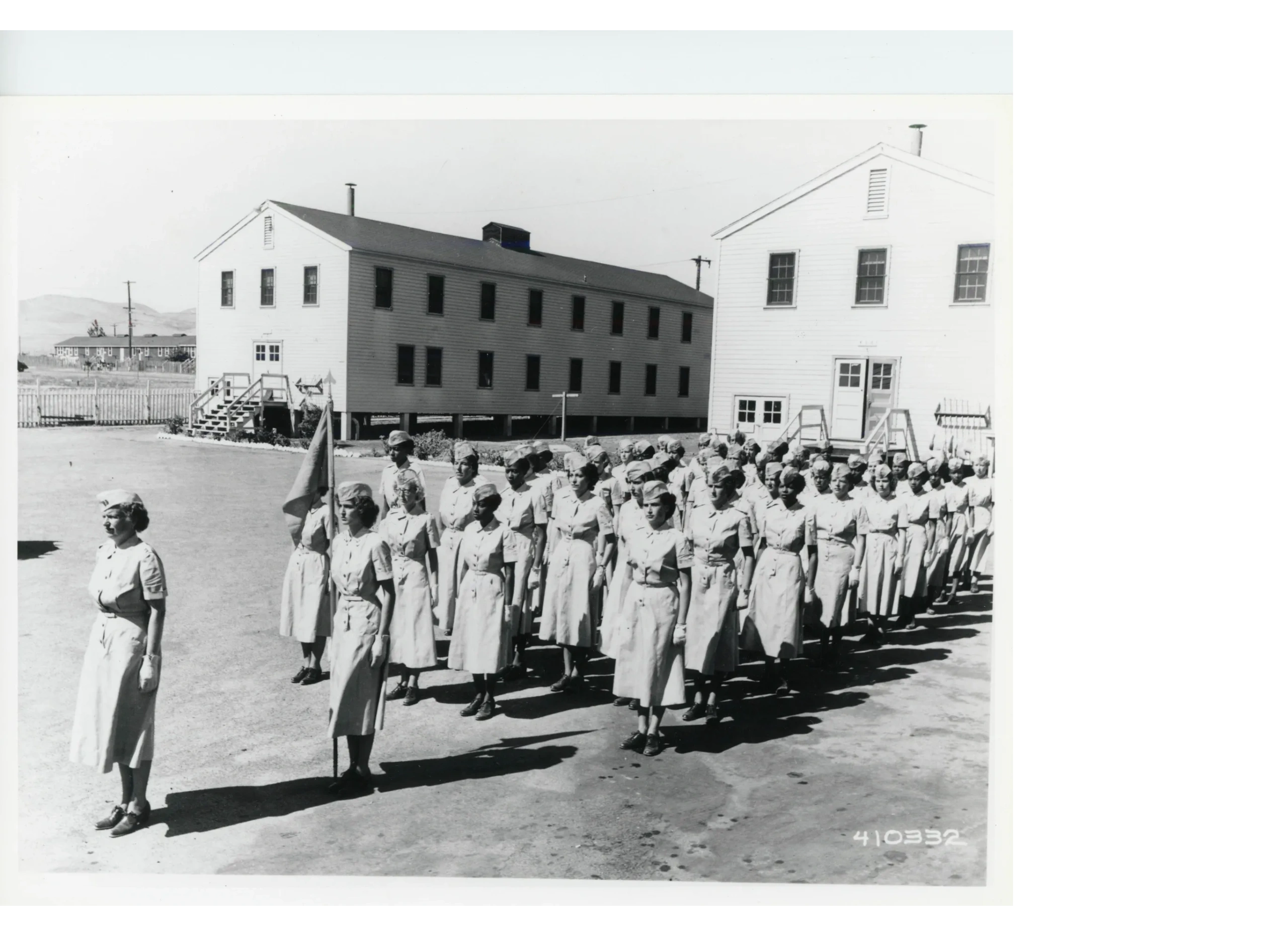 Women's Auxiliary Army Corps at Camp Stoneman barracks